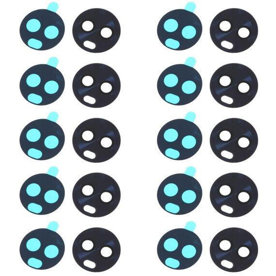 Obiettivo della fotocamera posteriore da 10 PC per Motorola Moto G6 Play