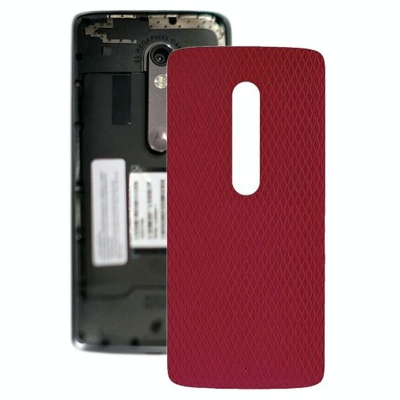 Coperchio posteriore della batteria per Motorola Moto X Play XT1561 XT1562 (rosso)