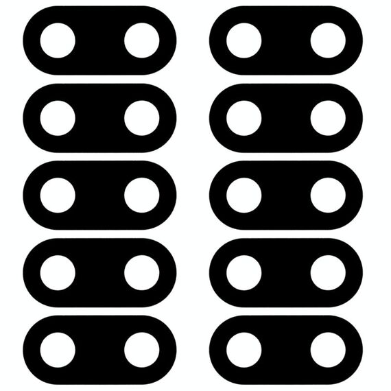 Per Vivo Y85 Obiettivo per fotocamera posteriore da 10 pezzi