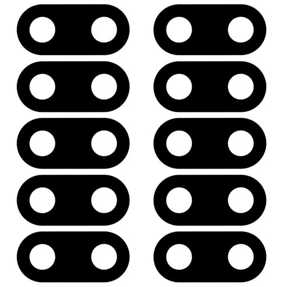 Per OPPO R17 Obiettivo per fotocamera posteriore da 10 pezzi