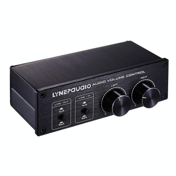 2 In e 2 Out Switcher Volume Controller, il segnale RCA passa al segnale bilanciato XLR e non necessita di alimentazione. Fornisce interfacce RCA e XLR, regolazione del volume del canale L / R indipendente, adatta per dispositivi con necessità di regolazi