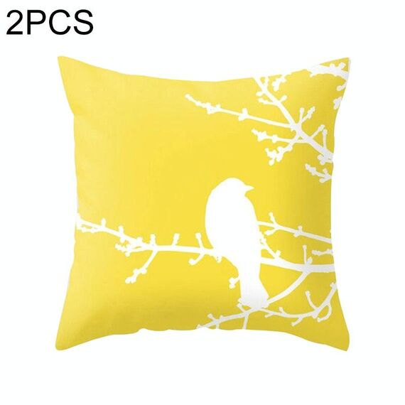2 pezzi 45x45 cm federa a righe gialle federa geometrica cuscino copriletto fodera per cuscino stampa federa federa ufficio camera da letto, dimensioni: 450 * 450 mm (6)