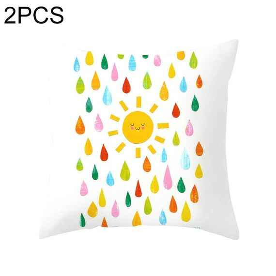 2 pezzi 45x45 cm federa a righe gialle federa geometrica cuscino copriletto fodera per cuscino stampa federa federa ufficio camera da letto, dimensioni: 450 * 450 mm (18)