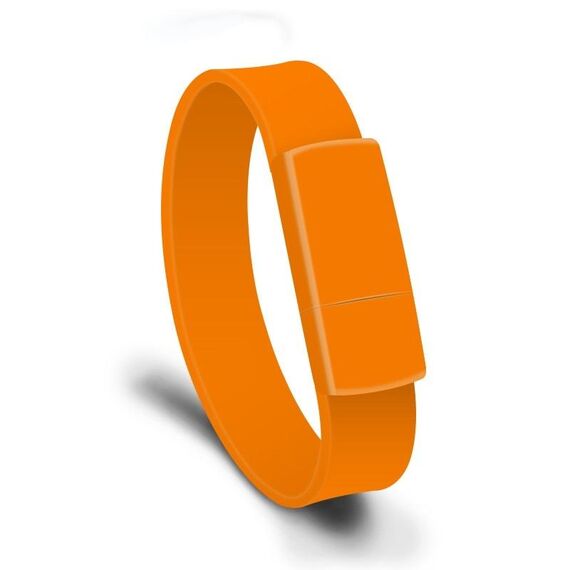 MicroDrive 32 GB USB 2.0 Fashion Bracelet Wristband U Disk (arancione)