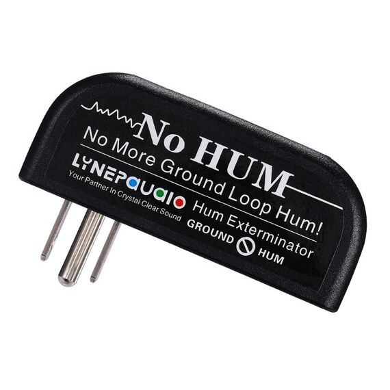 LINEPAUDIO B983 AC Ground Circuit No-Hum Buzz Eliminator, Spina USA (Nero)