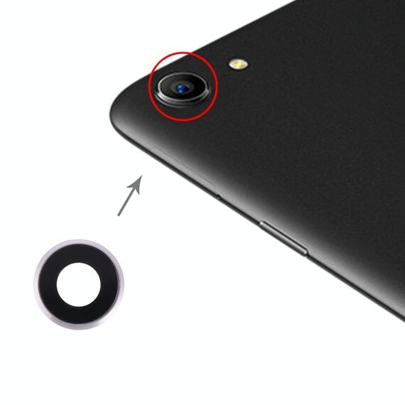 Per OPPO A83 / A1 Copriobiettivo fotocamera 10 pezzi (argento)