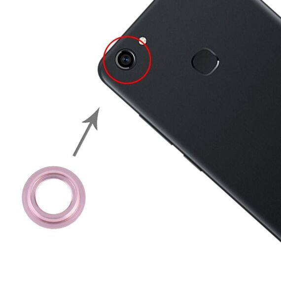Per Vivo Y75 10 pezzi Copriobiettivo per fotocamera (rosa)