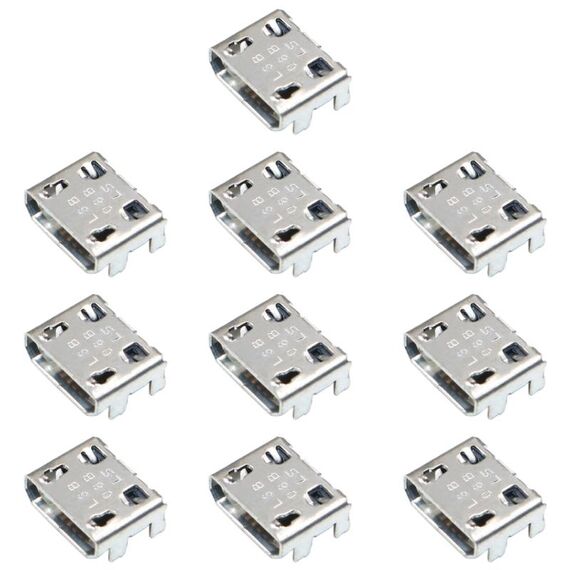 10pcs connettore porta di ricarica per Galaxy E5 E5000 E500F E500M E7 E7000 E7009 E700F E700MH