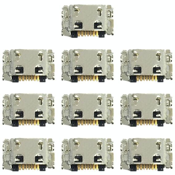 Connettore porta di ricarica da 10 pezzi per Galaxy M10 / M105F / A10 / A105F / A7 (2018) / A750F / A7500
