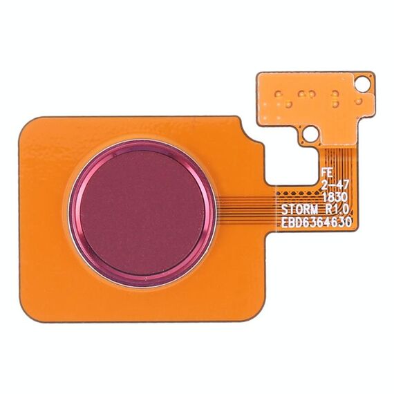 Cavo flessibile per sensore di impronte digitali per LG V40 ThinQ V405QA7 V405 (rosso)