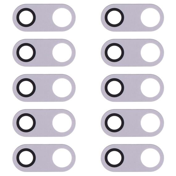 Obiettivo fotocamera posteriore 10 PC per LG V30 H930 H933 (argento)