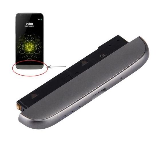 (Base di ricarica + microfono + cicalino altoparlante) Modulo per LG G5 / F700K (versione KR) (grigio)