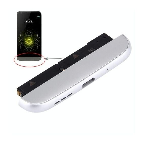 (Base di ricarica + microfono + cicalino altoparlante) Modulo per LG G5 / F700K (versione KR) (argento)