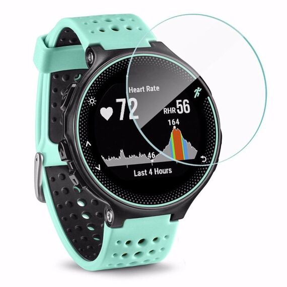 Film di vetro temperato da 0,26 mm 2.5D per Garmin Forerunner 225