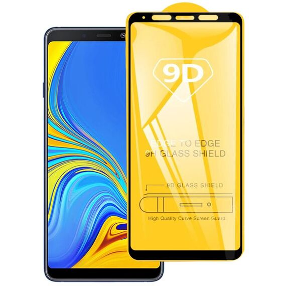 Pellicola proteggi schermo Full Glue Full Cover in vetro temperato per Galaxy A9 (2018)