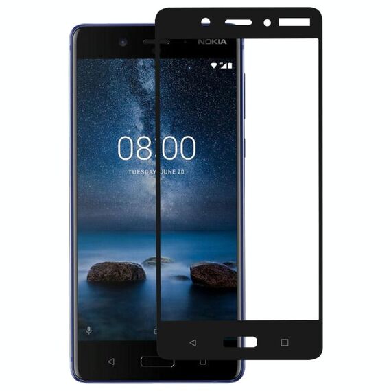 Pellicola in vetro temperato Full Glue Full Cover Screen Protector per Nokia 8