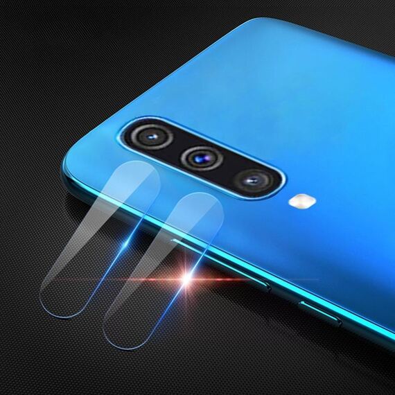 2PCS mocolo 0.15mm 9H 2.5D Round Edge Fotocamera posteriore Pellicola in vetro temperato per Galaxy A70