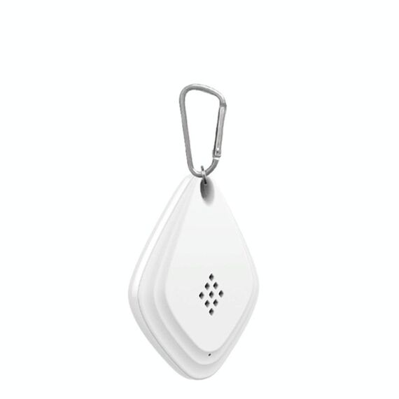 Repellente per zanzare da esterno Portatile Ultrasuoni Repellente per insetti Insetticida Ricarica USB Conversione di frequenza intelligente (Bianco)