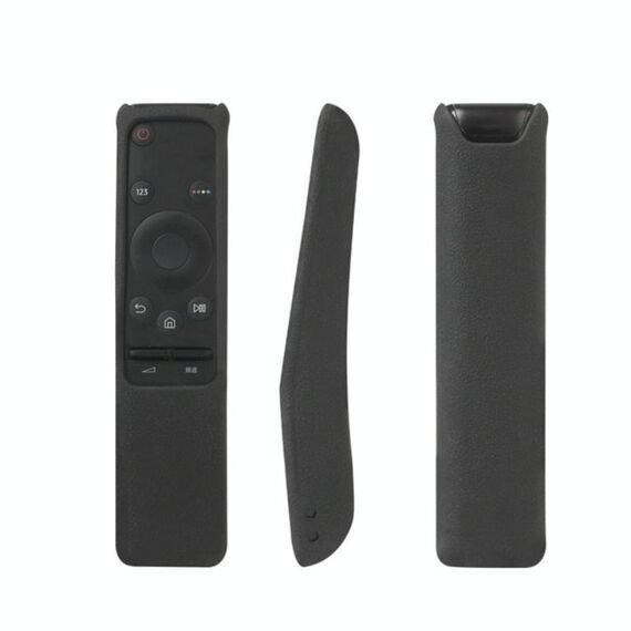 Custodia protettiva del telecomando del silicone dell'anti-drop impermeabile universale per Samsung Smart TV (nero)
