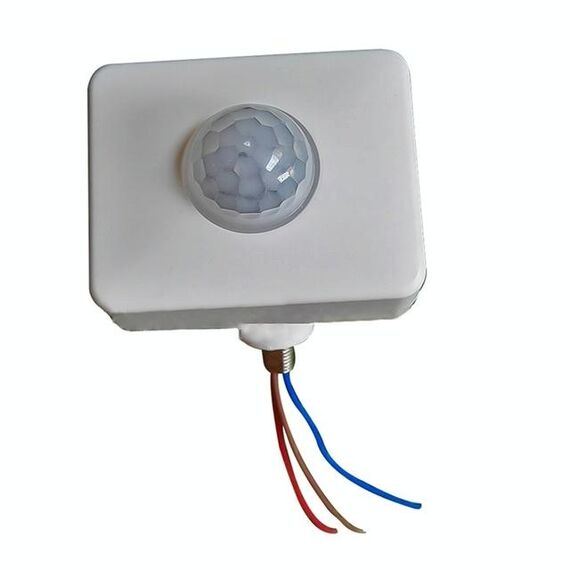 Interruttore per faretti da parete con sensore di movimento a infrarossi PIR di sicurezza automatica, dimensioni: 10 mm (bianco)