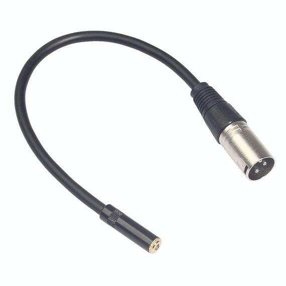 TC227K17-03 Cavo audio da 3,5 mm femmina a XLR maschio, lunghezza: 0,3 m