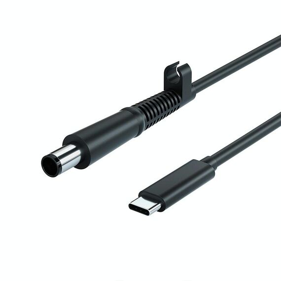 Per cavo di ricarica per laptop HP da USB-C / Type-C a 7,4 x 0,6 mm, lunghezza cavo: circa 1,5 m (nero)