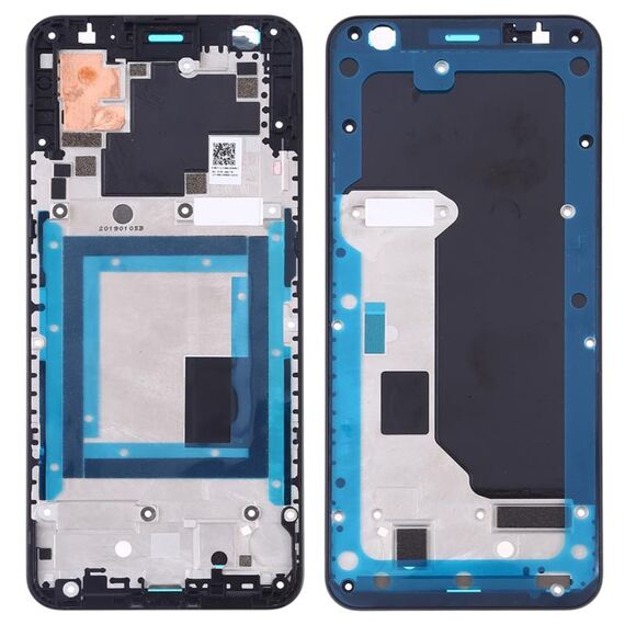 Piastra cornice cornice LCD alloggiamento anteriore per Google Pixel 3a (nero)