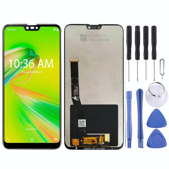 Schermo LCD OEM per Asus Zenfone Max Plus (M2) / Tiro ZB634KL con assemblaggio completo di digitalizzatore (nero)
