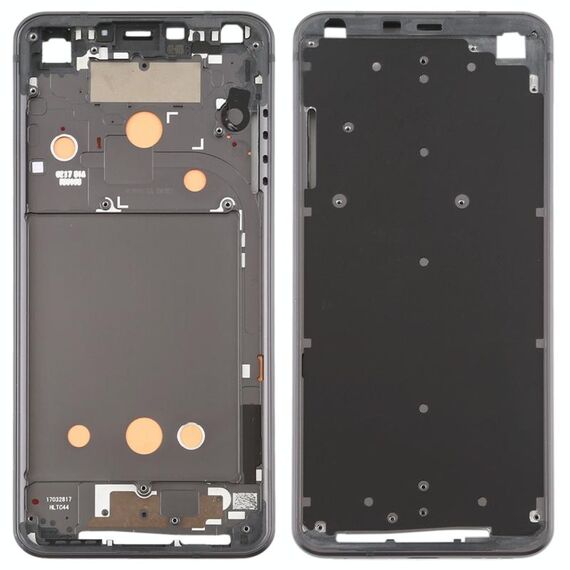 Piastra cornice cornice LCD alloggiamento anteriore per LG G6 / H870 / H970DS / H872 / LS993 / VS998 / US997 (nero)