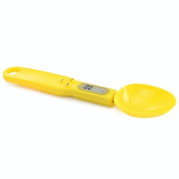 LCD digitale Cucina Misurazione del peso degli alimenti Bilancia elettronica professionale Bilancia a cucchiaio (gialla)