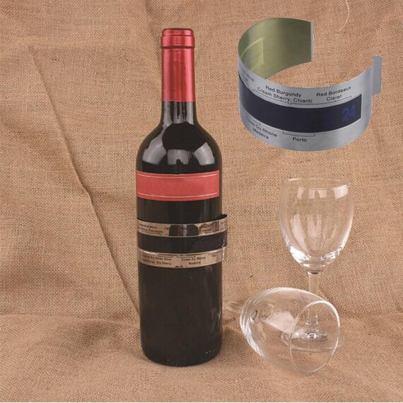 Termometro digitale del vino elettrico LCD dell'acciaio inossidabile 2pcs