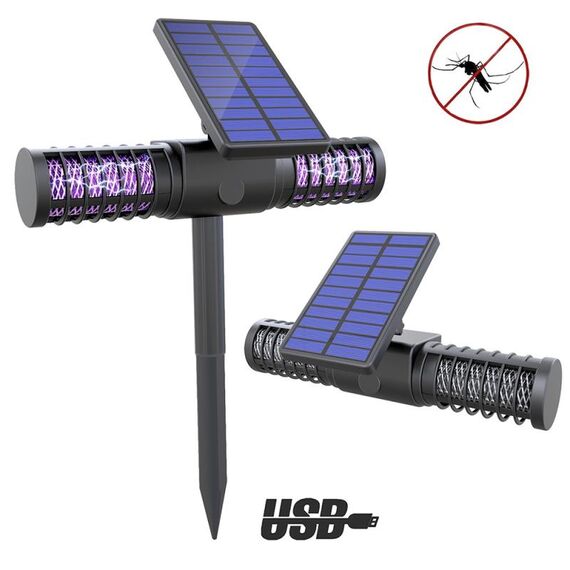 Solar Mosquito Killer Outdoor Impermeabile Giardino Light Villa Outdoor Mosquito Trap