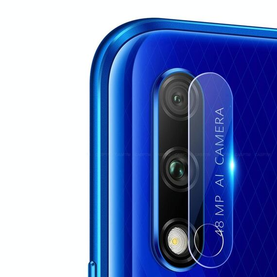 Pellicola in vetro temperato per fotocamera posteriore con bordo tondo da 0,15 mm 9H per Huawei Honor 9X