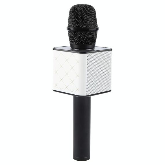 SDRD SD-08 Doppi altoparlanti Alta qualità del suono KTV portatile Registrazione karaoke Microfono a condensatore wireless Bluetooth (nero)