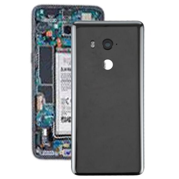Coperchio posteriore della batteria con obiettivo della fotocamera per HTC U11 Eyes (nero)
