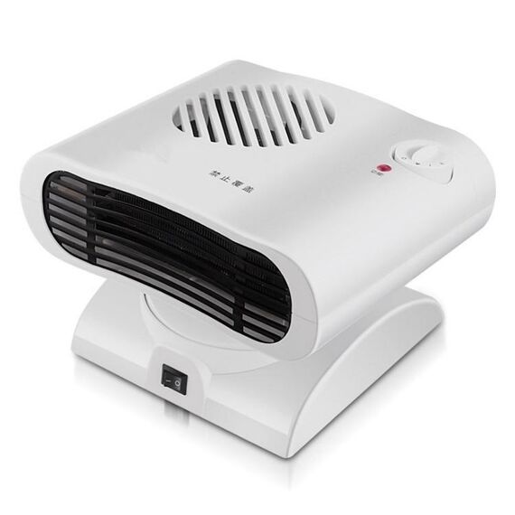 Mini Shaking Head Radiator Warmer Riscaldatore elettrico Ventilatore ad aria calda (bianco)