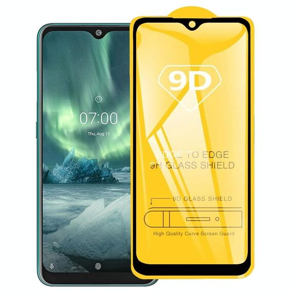 Per Nokia 7.2 9D Full Glue Pellicola in vetro temperato a schermo intero