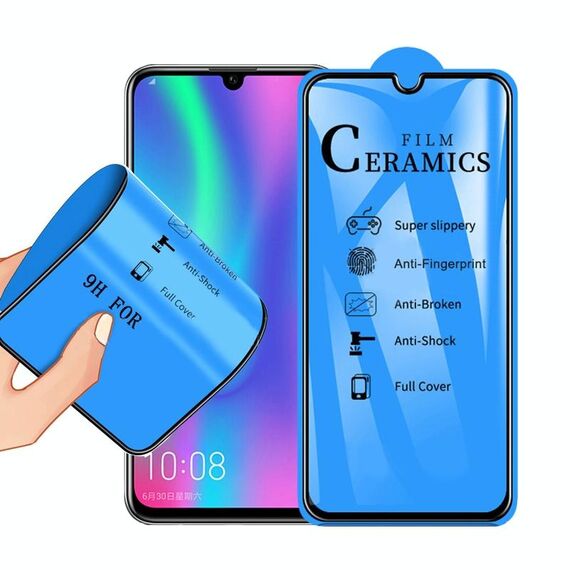 Pellicola Ceramica Full Cover Full Glue 2.5D per Huawei Huawei Honor 10