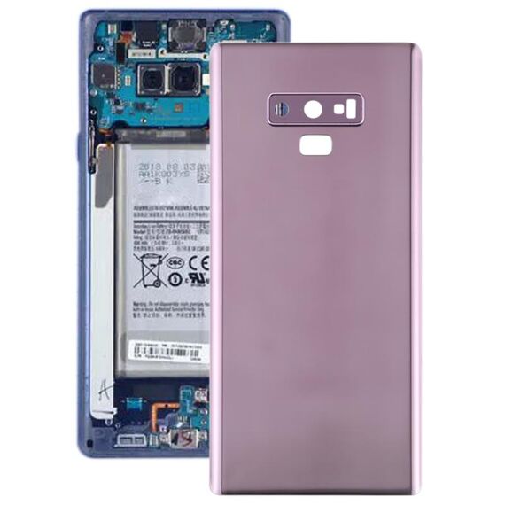 Cover posteriore batteria per Galaxy Note9 con obiettivo fotocamera (viola)