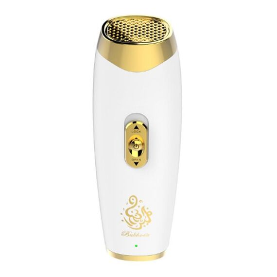 Bruciatore di incenso per aromaterapia con macchina per aromaterapia USB elettronica portatile per auto (bianco)