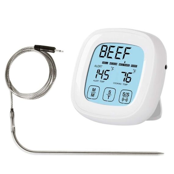 2 pezzi per la cucina digitale per la cucina digitale Timometro per la griglia del forno touchscreen