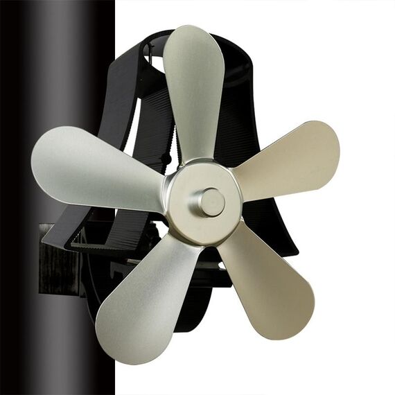 YL106 5Blade alta temperatura di calore di alluminio Powered Camino Stufa Fan