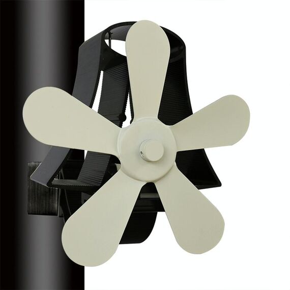 YL106 5Blade alta temperatura di calore di alluminio Powered Camino Stufa Fan