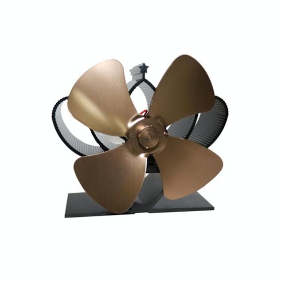 YL201 4blade alta temperatura di metalli a caldo Powered Camino Stufa Fan