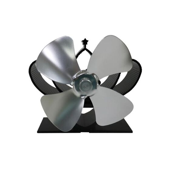 YL201 4blade alta temperatura di metalli a caldo Powered Camino Stufa Fan