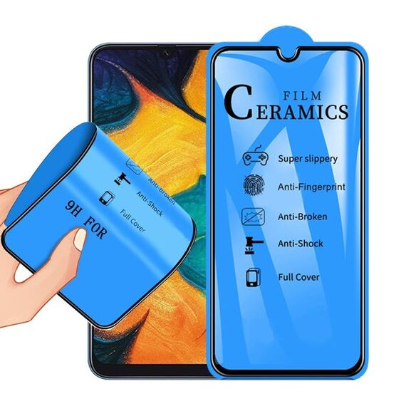Pellicola Ceramica Full Cover Full Colla 2.5D per Galaxy A20 / A30 / A50 / M30