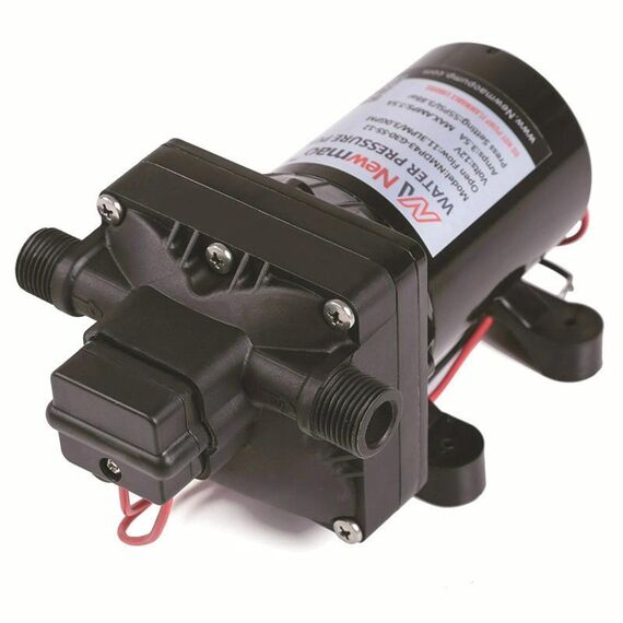 Newmao Pompa a membrana alternativa Pompa acqua piccola CC, spina europea (CC 24V)