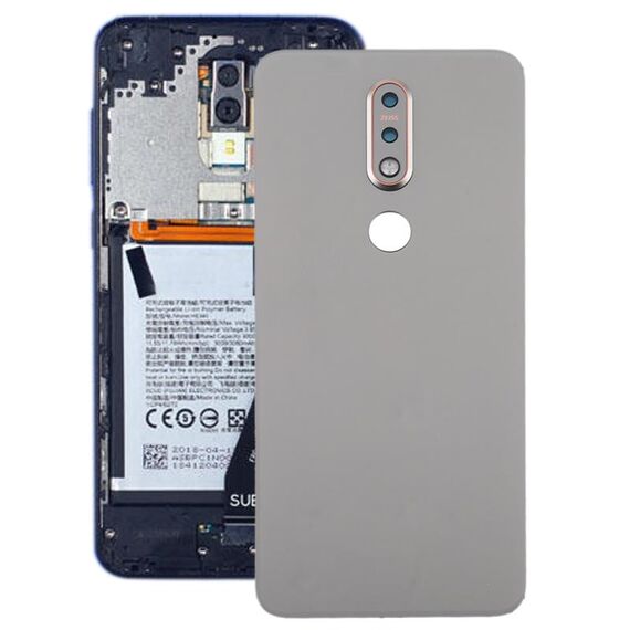 Coperchio posteriore della batteria per Nokia 7.1 (argento)