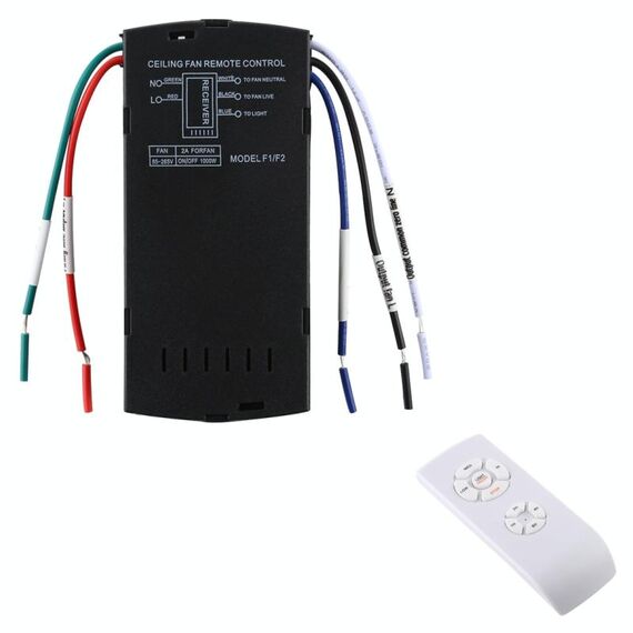 Kit Telecomando Universale per Ventilatore con Lampada, Timer e Ricevitore PC0875 6922338234077