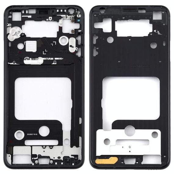 Piastra cornice cornice LCD alloggiamento anteriore per LG V35 ThinQ (nero)